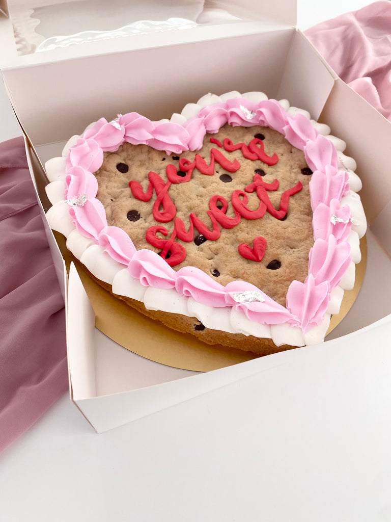 Valentine Cookie Cake - choose your text! (Pick up the 9th or 13th)