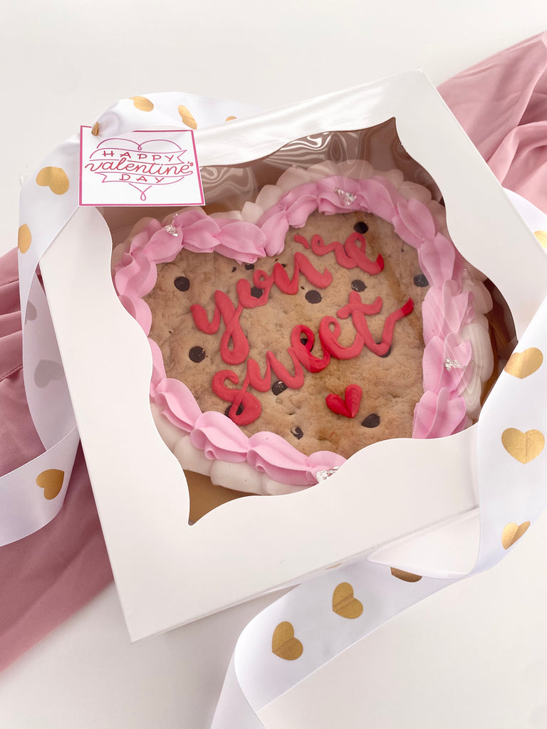 Valentine Cookie Cake - choose your text! (Pick up the 9th or 13th)